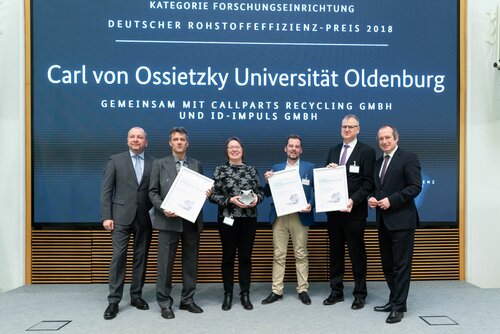 Dr.-Ing. Alexandra Pehlken erhält Deutschen Rohstoffeffizienz-Preis 2018 