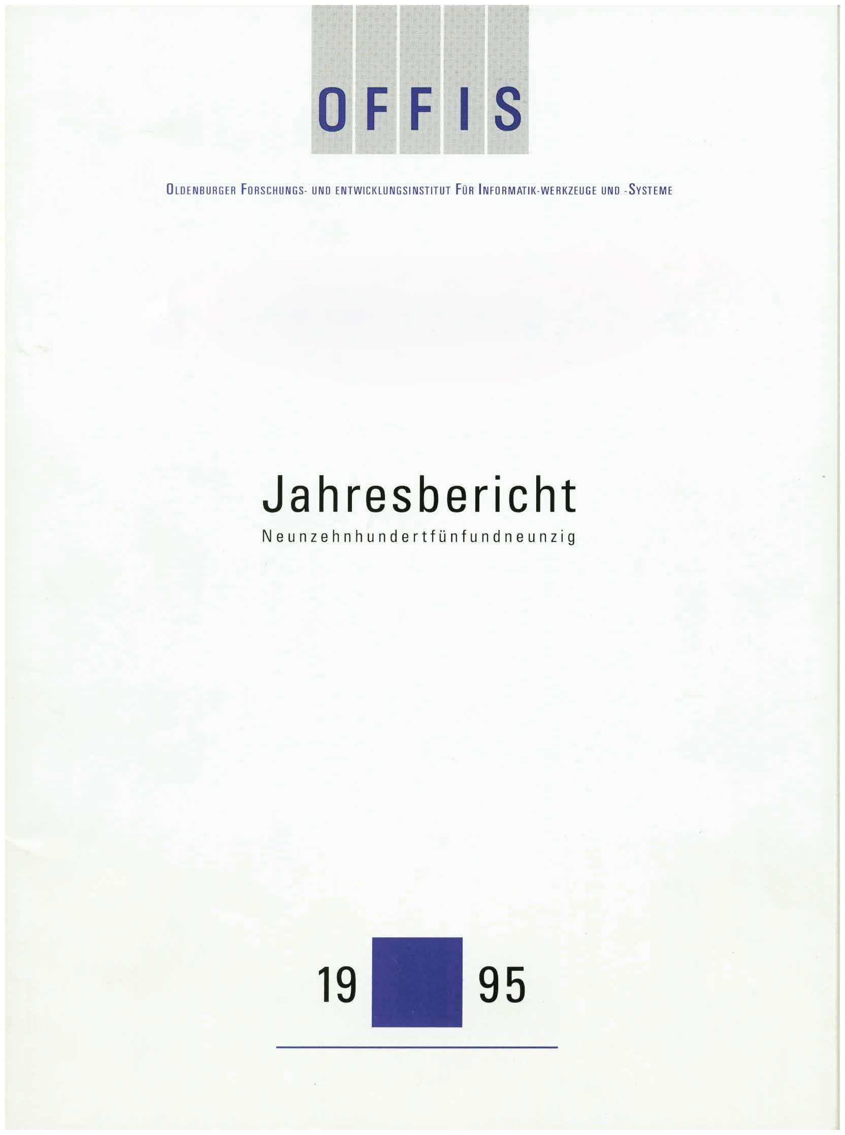 OFFIS Jahresbericht 1995